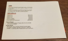 Popeye (Atari 2600, 1983) From Parker Brothers, Arcade Game Series - CIB