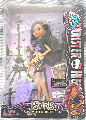 Monster High Doll Scaris City Of Frights Clawdeen Wolf 2012 MIB Retired