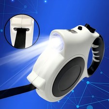 Retractable Dog Leash with LED Light Heavy Duty Pet Dogs Walking Automatic