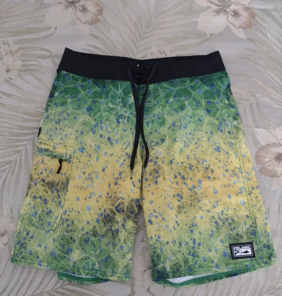 Pelagic Youth 27, Board Short, Mahi, Adjustable, Never Worn, Boys