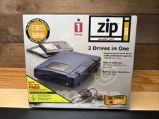 IOMEGA 10012 Zip 100 Parallel Port Drive 3 Drives in 1 Brand New Sealed
