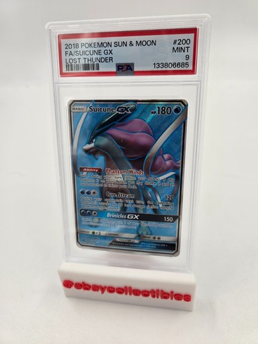 Suicune-GX graded PSA 9 for sale on eBay