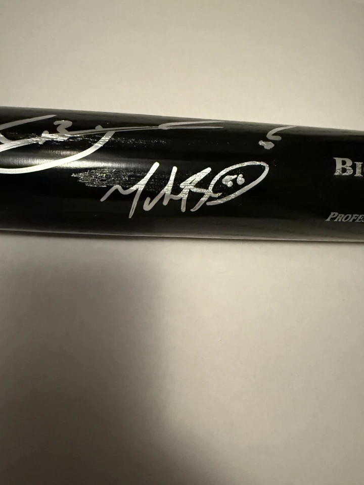 Mookie Betts Xander Bogaerts Dual Signed Bat PSA - Image 3 of 4