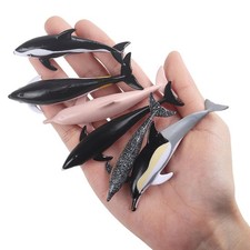 6x Mini Dauphin Figurines Modèle Anniversaire Cadeau Gâteau Toppers pour