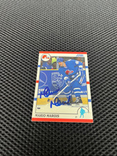 MARIO MAROIS 1990-91 SCORE AUTOGRAPH CARD
