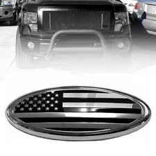 9 Inch For Ford F150 F350 2005-14 FRONT GRILL Tailgate Flag Oval Emblem Badge