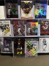 JJ Mccarthy 11 Card Rookie Lot Minnesota Vikings #9 Metallic Wild Card 1/1 +More