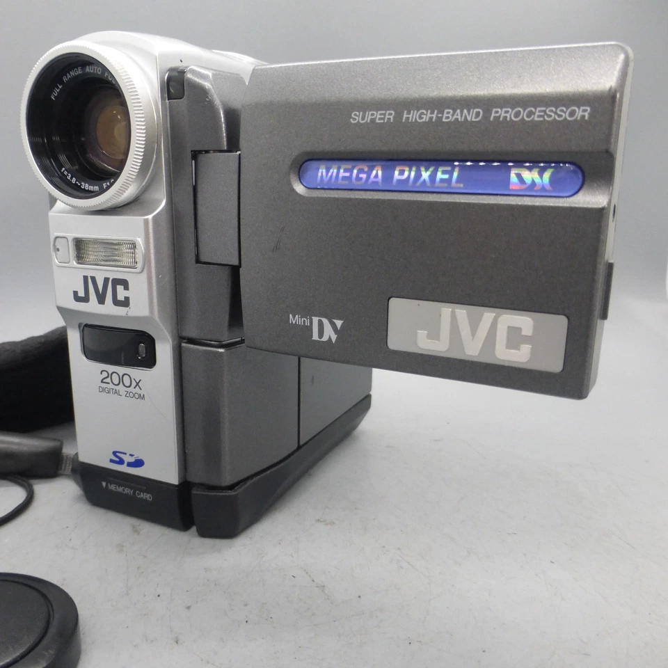 JVC GR-DVX707EK Handheld MiniDV Camcorder Silver Tested - Image 2 of 4