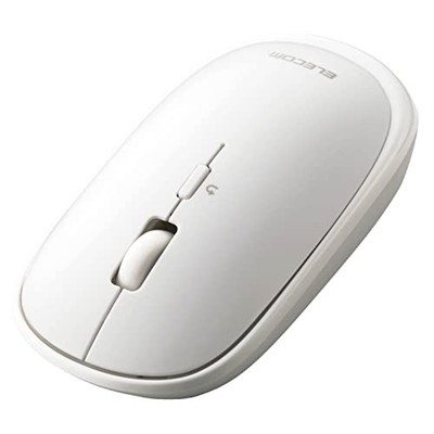 ELECOM Slint M-TM10BBWH/EC Kabellose Bluetooth Maus Slim Leise 4 Tasten mit