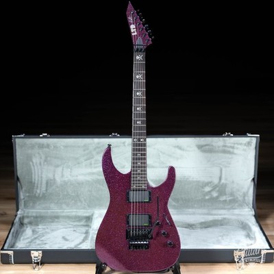 ESP LTD KH-602 Kirk Hammett Signature Electric Guitar w/ Case   Purple Sparkle