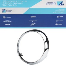 Genuine Piaggio Headlight Frame Chrome 642662 Vespa Primavera 3V 4V 2T S3V