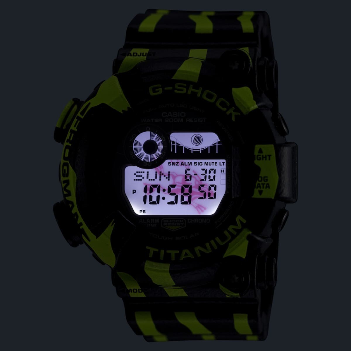 Casio G-SHOCK GW-8200TPF-1JR FROGMAN Master of G Sea Poison Dart 