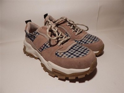 Joules Trek Natural Check Sneaker Gr. 5 UK 38 EU