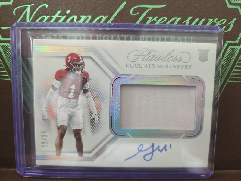 Kool-Aid McKinstry 2024 Flawless Collegiate Patch Auto RPA 22/25 Alabama