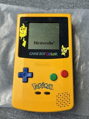 Original Nintendo GAME BOY COLOR PIKACHU EDITION - Handheld Console