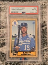 DANNY TARTABULL - 1987 Topps Traded - #120T - PSA 8 NM-MT