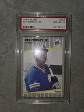 1989 Feer Ken Griffey Jr. Rookie Card PSA 8 Seattle Mariners RC