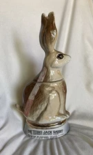 The TEXAS Jack Rabbit JIM BEAM Whiskey Ceramic Decanter VINTAGE 1971