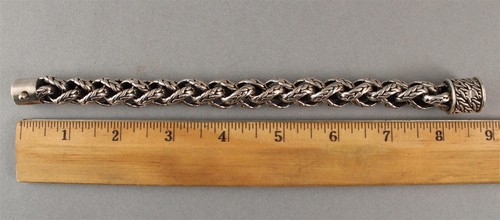 Authentic JOHN HARDY Sterling Silver Chunky Braided Rope Cable Bracelet, NR - Picture 3 of 8