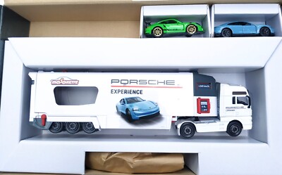 Majorette Man TGX Truck Porsche Experience Box Set 1 Truck + 2