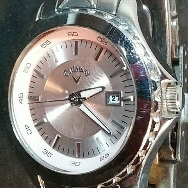 Callaway Golf Gems Women's Casual Sport Watch Stainless Steel CY218 out for sale online eBay