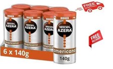 NESCAFÉ Azera Americano Instant Coffee 140g (6 Tin's)  * REAL D£AL'S *