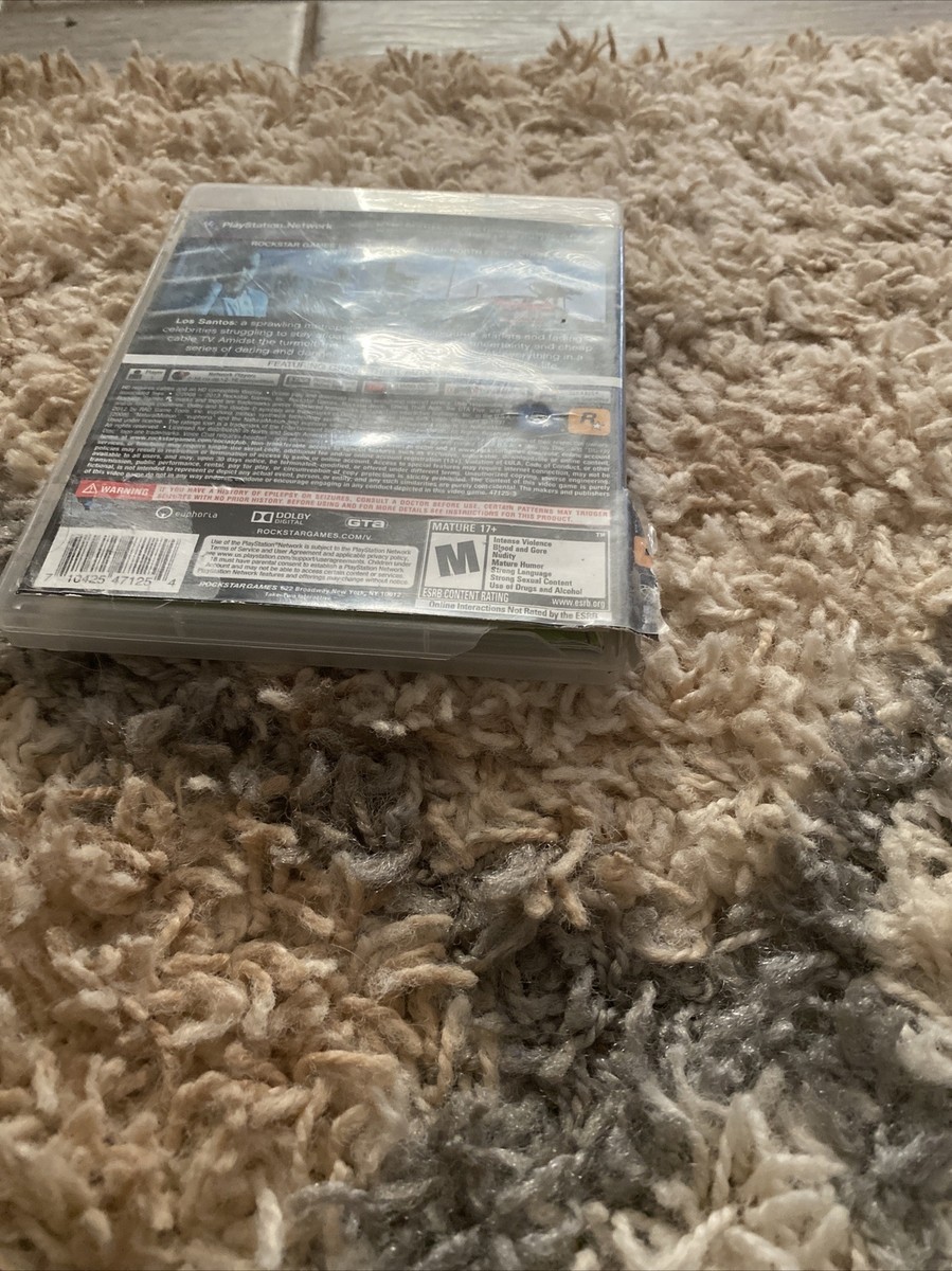Grand Theft Auto V (PlayStation 3, PS3) GTA 5 Disc In Case Grand Theft Auto V (PlayStation 3, PS3) GTA 5 Disc In Case