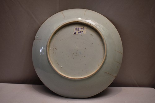 Antique Chinese Blue and White Porcelain Plate Ming Dynasty Style Floral Design - Picture 7 of 8