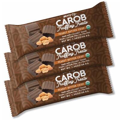 Missy J's Organic Carob Peanut Butter Truffley Treats, Substitute for Chocolate