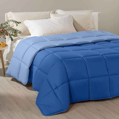 Caleffi 14910, Cotone Kent Trapunta per Piazza e ezza Letto, Blu