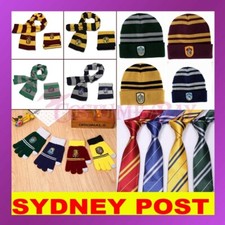 Image of Adult Kids Scarf Tie Gloves Beanie Glasses Wand Costume Accessory Book Week
