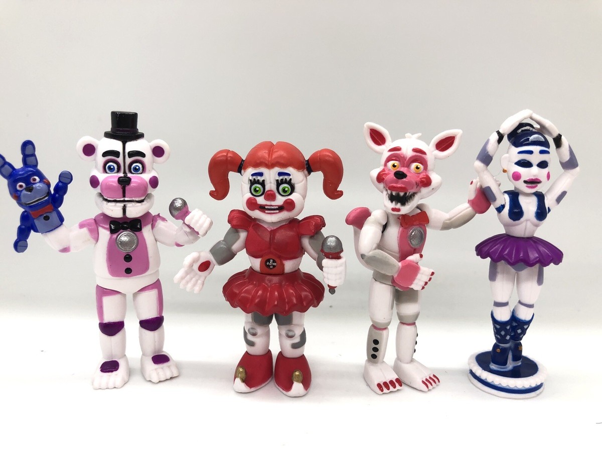 FIVE NIGHTS AT FREDDY'S SISTER LOCATION VINYL FIGURES FNAF Ballora Foxy  Baby
