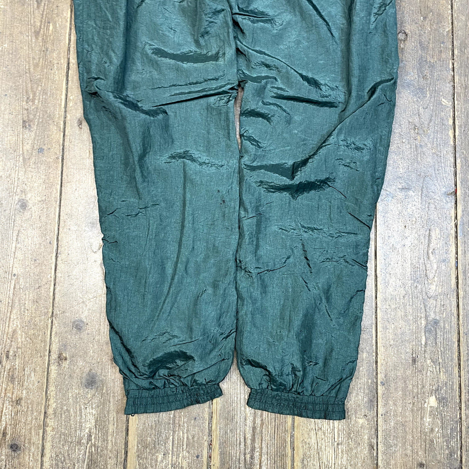 Umbro Track Pants Mens Y2K Baggy Straight Leg Vintage Joggers, Green, XL image 7