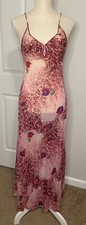Vintage 70s Floral Slip Dress Size 32 Small Vanity Fair Made In USA     