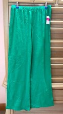 NWT New FRESH PRODUCE Palm Green Jersey Cotton Slub Capris Capri Pants M