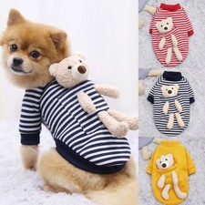 Puppy Pet Dog Cat Warm Fleece Vest Clothes T Shirt Sweater Winter Coat Apparel//
