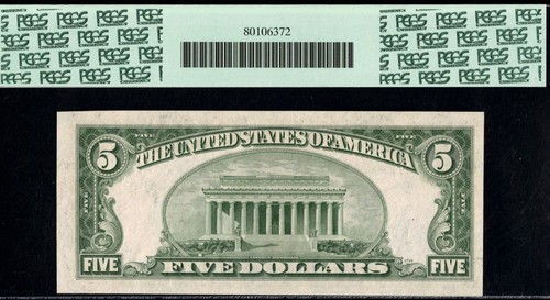 1950$5 FRN I00000018A P.C.G.S #64PPQ - Picture 2 of 3