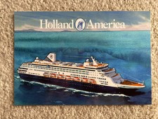 Cruise Ship Postcard: ms Zaandam 2000 Inaugural Season Holland America Line