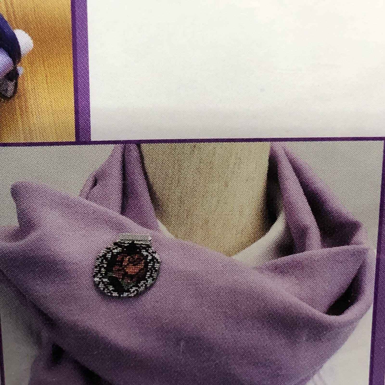 Clover Rose Brooch Beading Loom Kit #9920 Pin Back DIY Christmas Gift Made Japan