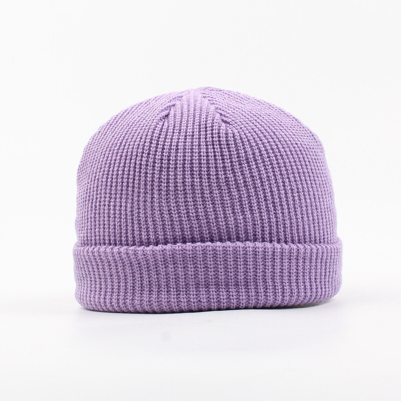 Zonbailon Men's Solid Cotton Knit Caps Warm Casual Beanie Caps