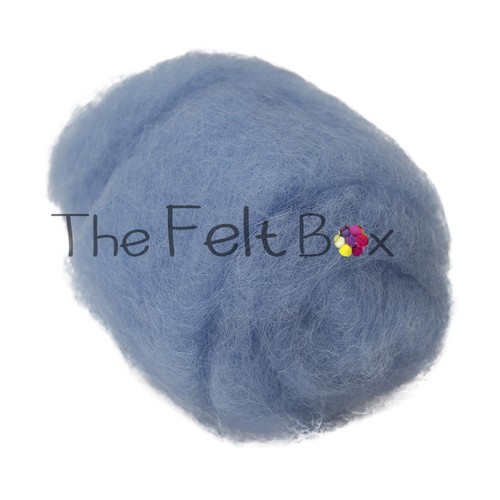 Carded Felting Wool Needle 3D Brown Grey White Black Green Blue Batt The FeltBox - Picture 99 of 163