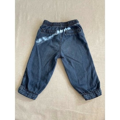 Pantalones de mezclilla Old Navy & Nautica para niño azul cintura elástica 100 % algodón cremallera talla 12 M - Imagen 11 de 12