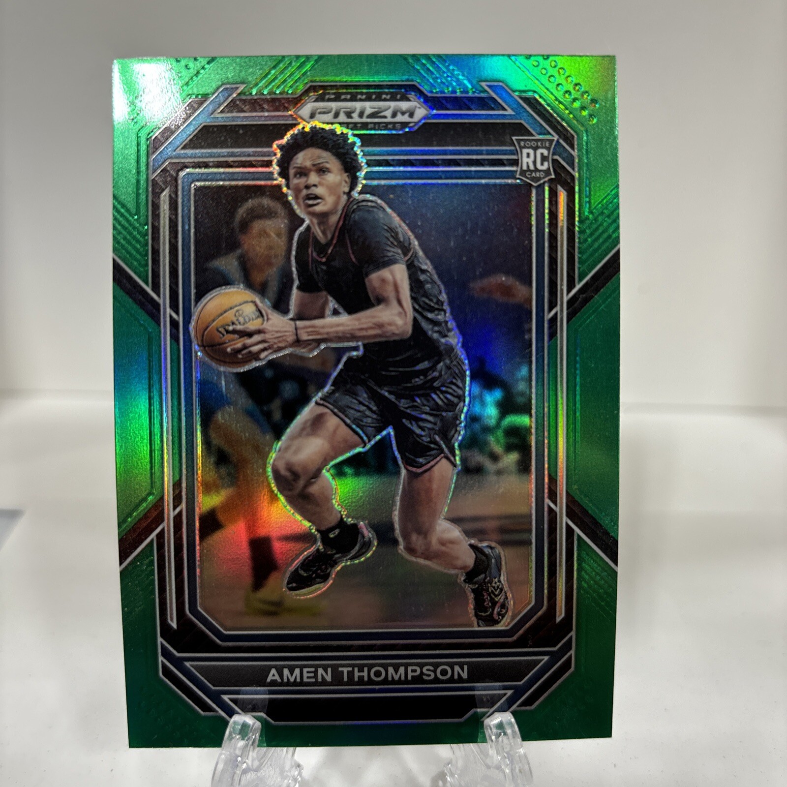 2023 Prizm Draft Picks Amen Thompson Rc Green Prizm #4