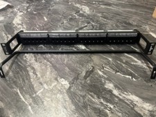 Leviton Cat 5E Universal Recessed Patch Panel 24-Port 1RU