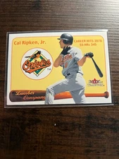 A82,698 - 2001 Fleer Tradition Lumber Company #LC12 Cal Ripken