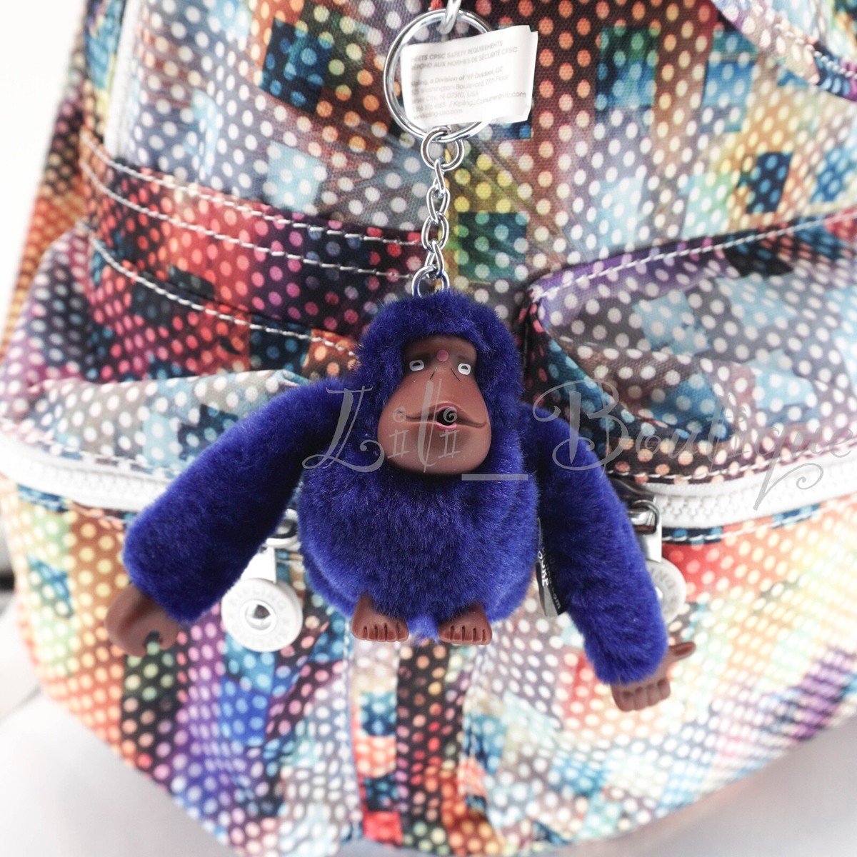 NWT Kipling BP4391 Ezra Travel Bag Backpack Polyester Peacock Prism Pink Multi NWT New Kipling BP4391 Ezra Travel Bag Backpack Polyester  main image 2