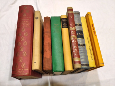 Lotto 9 LIBRI D'EPOCA BELLE RILEGATURE BUONI ARGOMENTI LA NOIA MORAVIA BOMPIANI