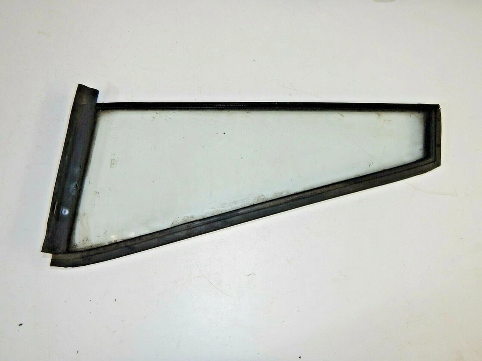 Puerta delantera derecha del pasajero Jeep CJ7 76-86 ventana de ventilación no móvil vidrio sin barra Foto 2 de 3