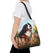 Bernese Mountain Dog Tote Bag 