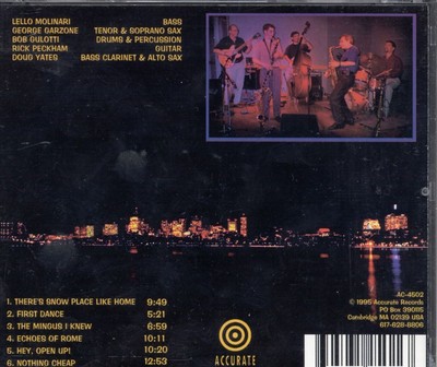 LELLO MOLINARI QUINTET ON A BOSTON NIGHT NEW CD